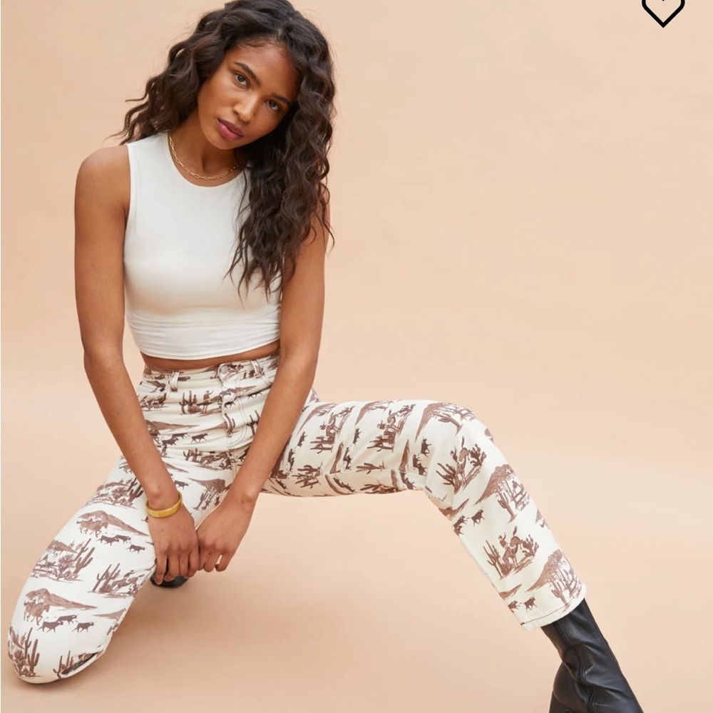 Reformation Sonora High Rise Straight Jeans Sz 26